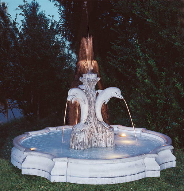 Cast Marble Fountain